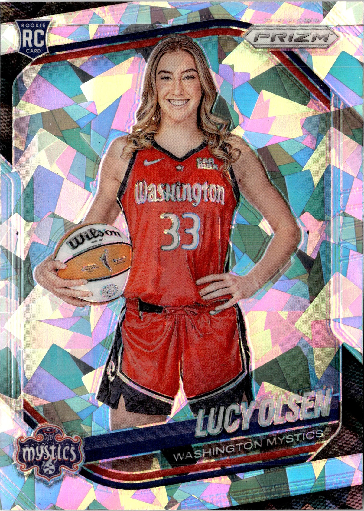 2025 Prizm Wnba Lucy Olsen graded slab