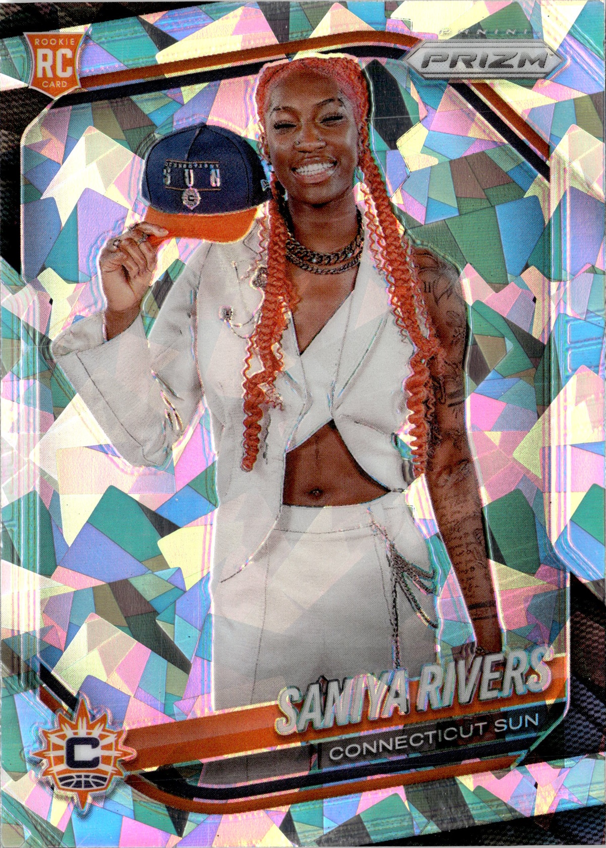 2025 Prizm Wnba Saniya Rivers graded slab