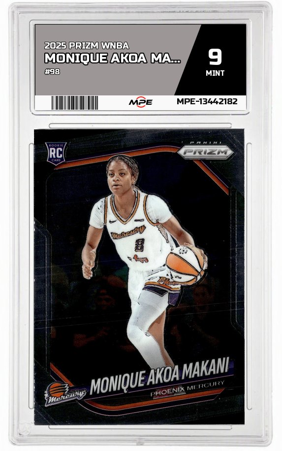 2025 PRIZM WNBA #98 MONIQUE AKOA MAKANI MPE 9 MINT — graded card auctioned from the MPE vault