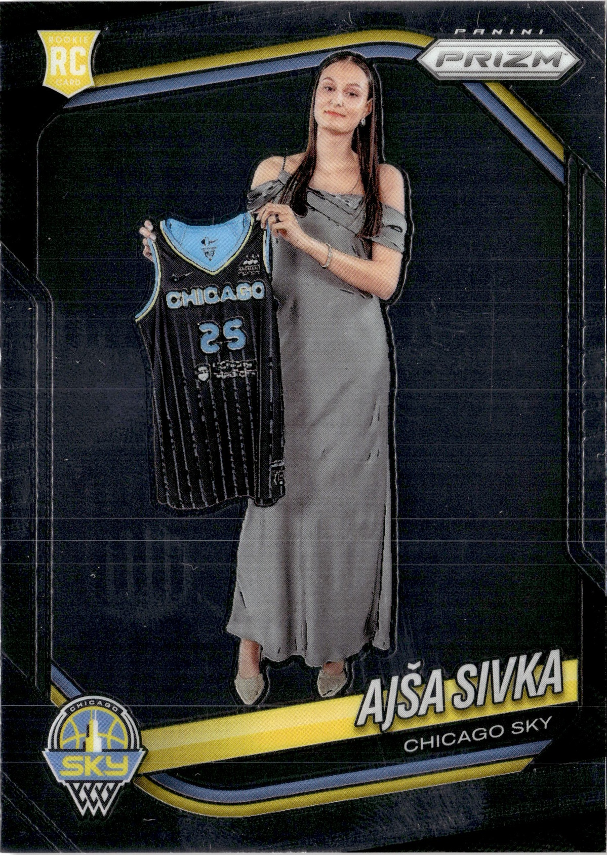 2025 Prizm Wnba Ajsa Sivka graded slab
