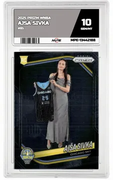 2025 PRIZM WNBA #85 AJSA SIVKA MPE 10 GEM/MT — graded card up for auction