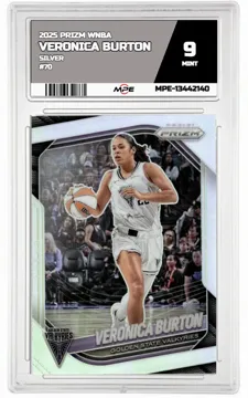 2025 PRIZM WNBA SILVER #70 VERONICA BURTON MPE 9 MINT — graded card up for auction