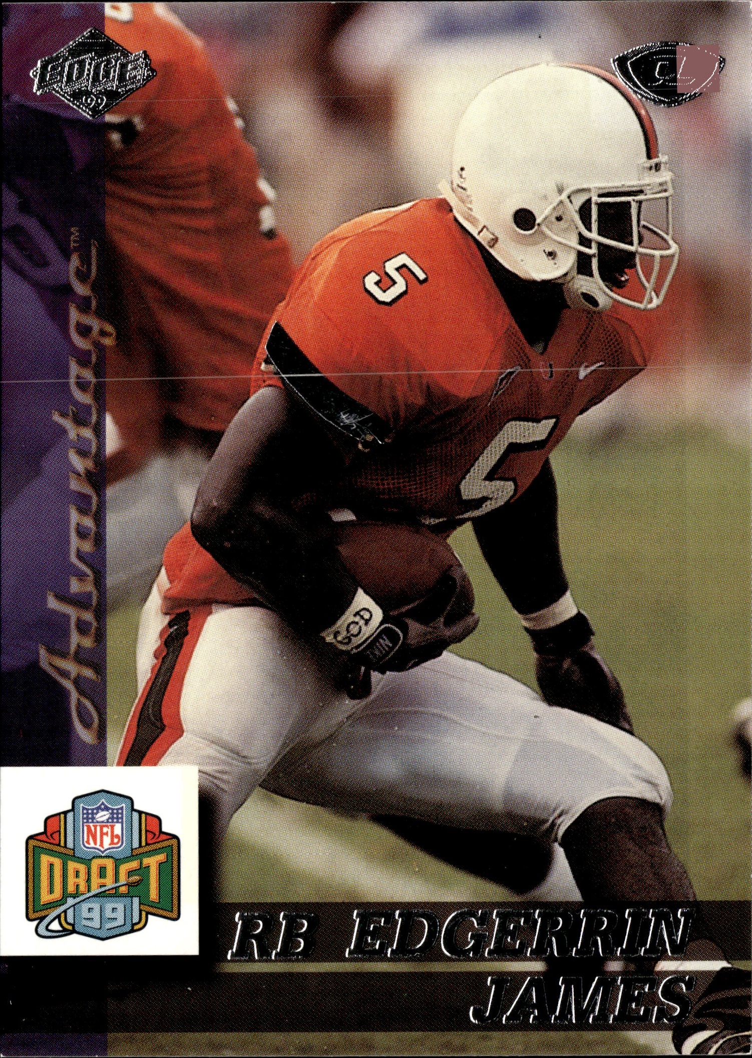 1999 Collector'S Edge Advantage Edgerrin James graded slab