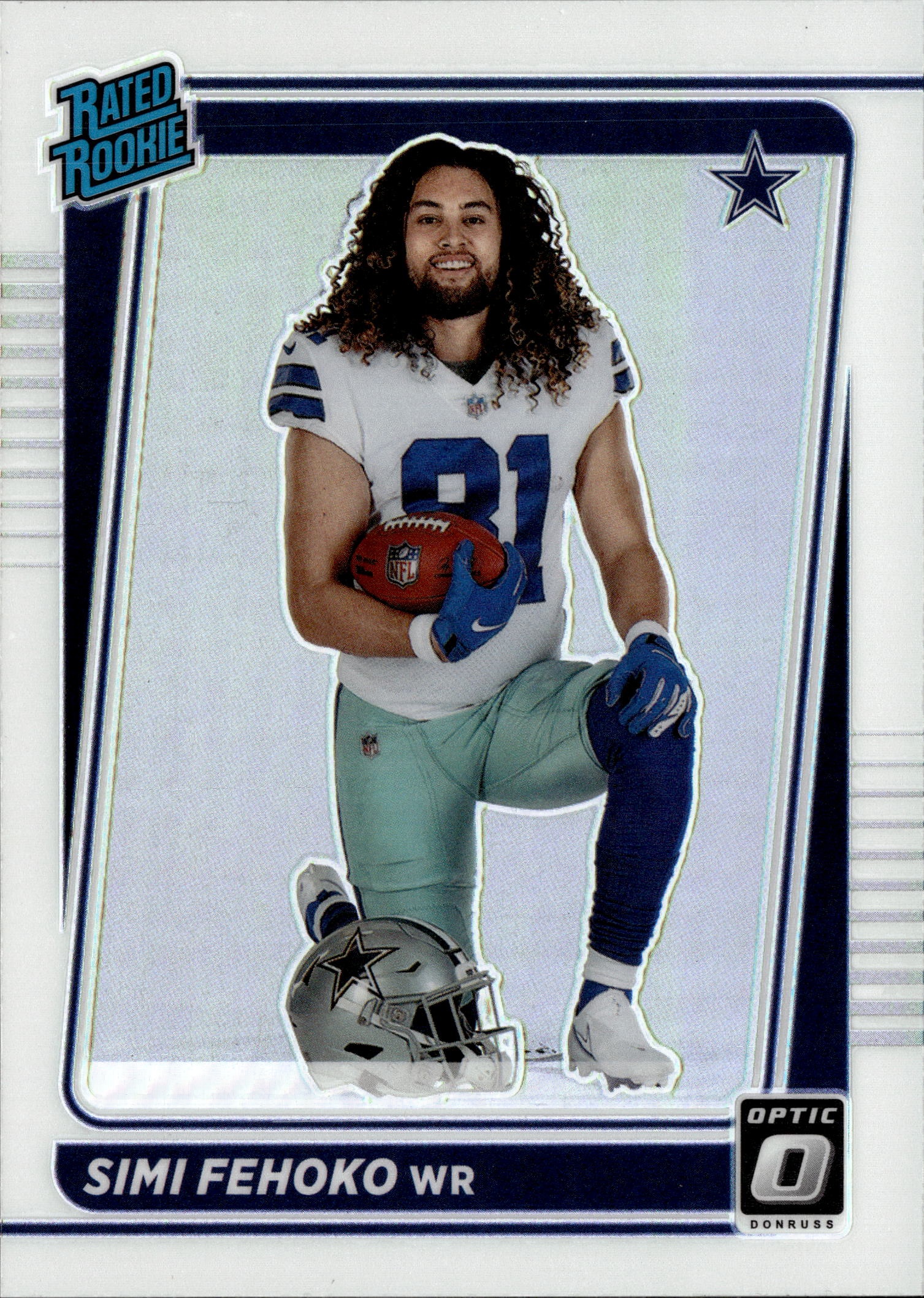 2021 Donruss Optic Simi Fehoko graded slab