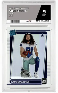 2021 DONRUSS OPTIC HOLO #242 SIMI FEHOKO MPE 9 MINT — graded card up for auction