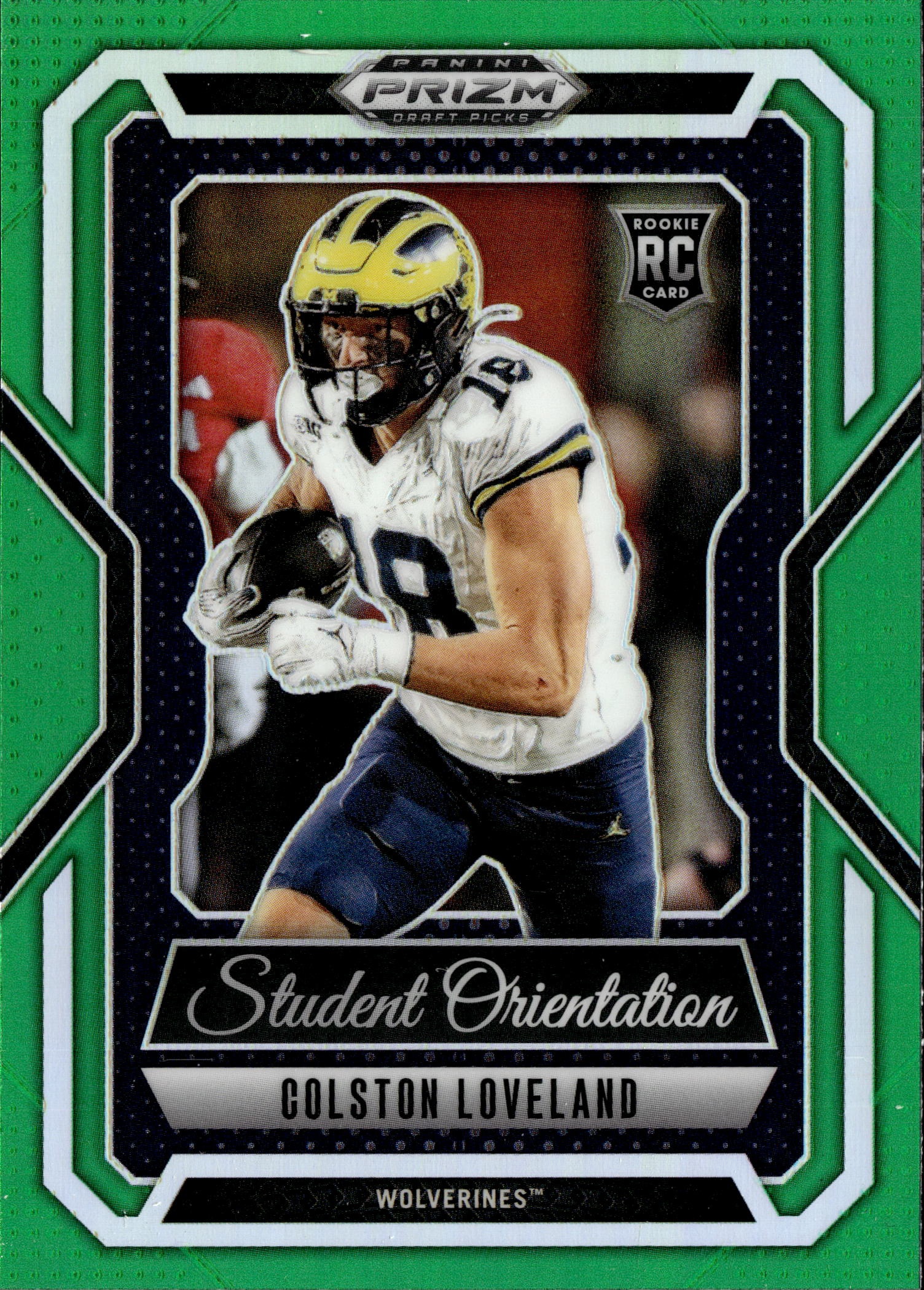 2025 Prizm Draft Picks Colston Loveland graded slab