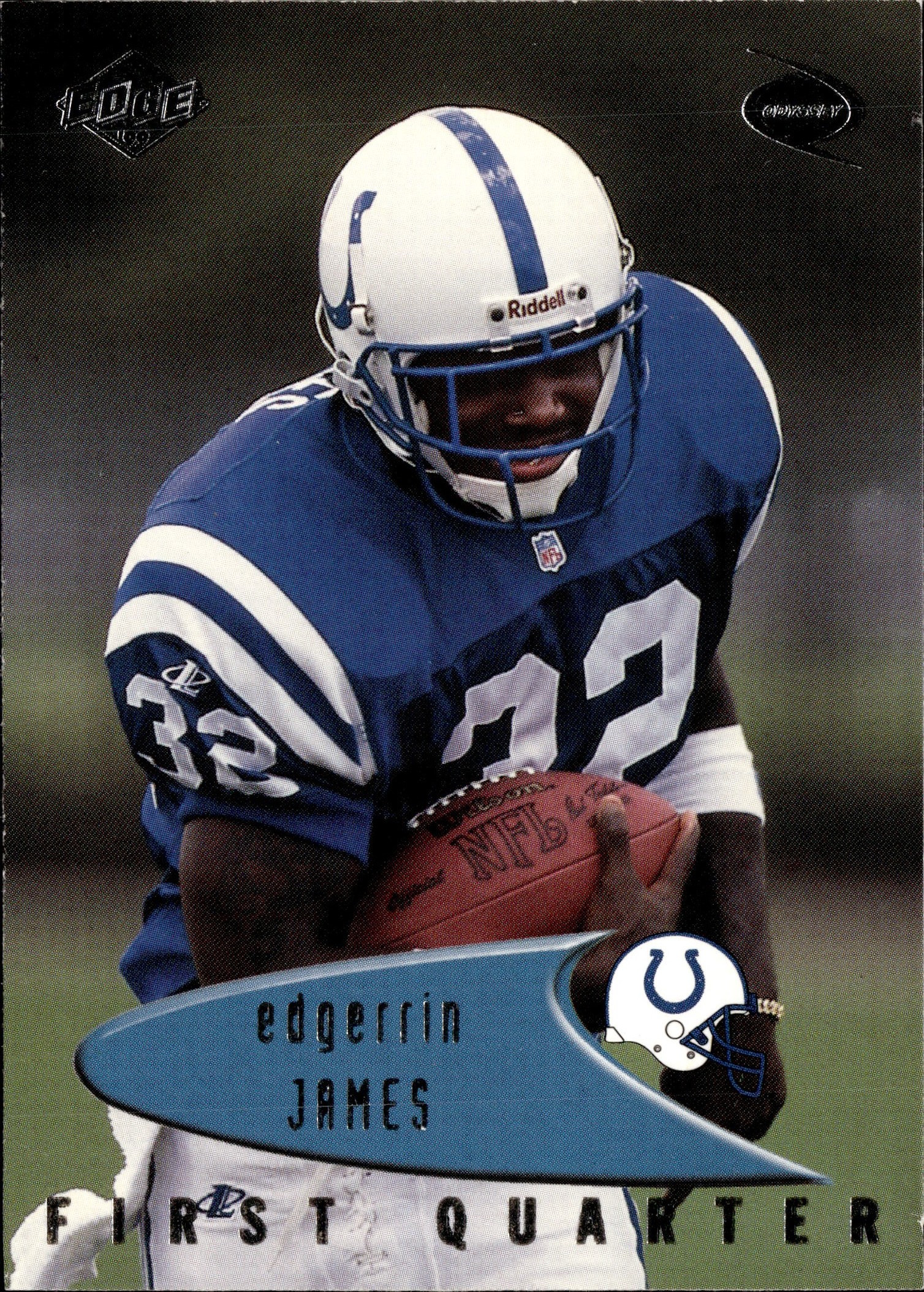 1999 Collector'S Edge Edgerrin James graded slab