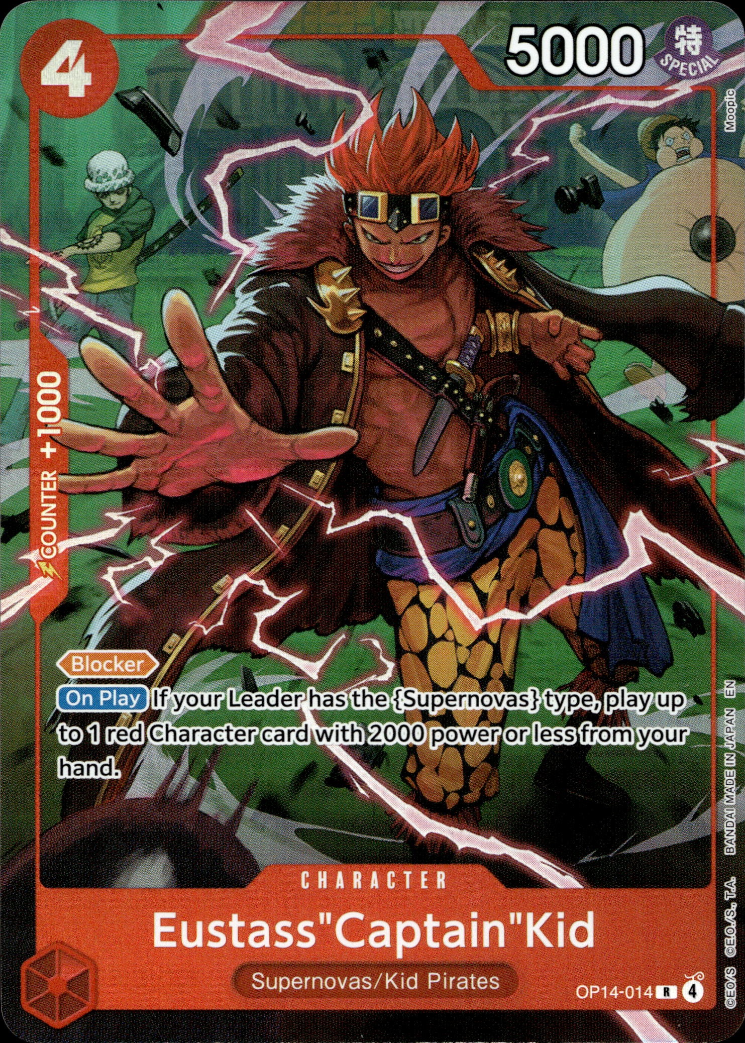 Eustass "Captain" Kid graded slab