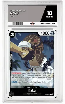 2026 EB 04 EN #43 KAKU MPE 10 GEM/MT — graded card up for auction