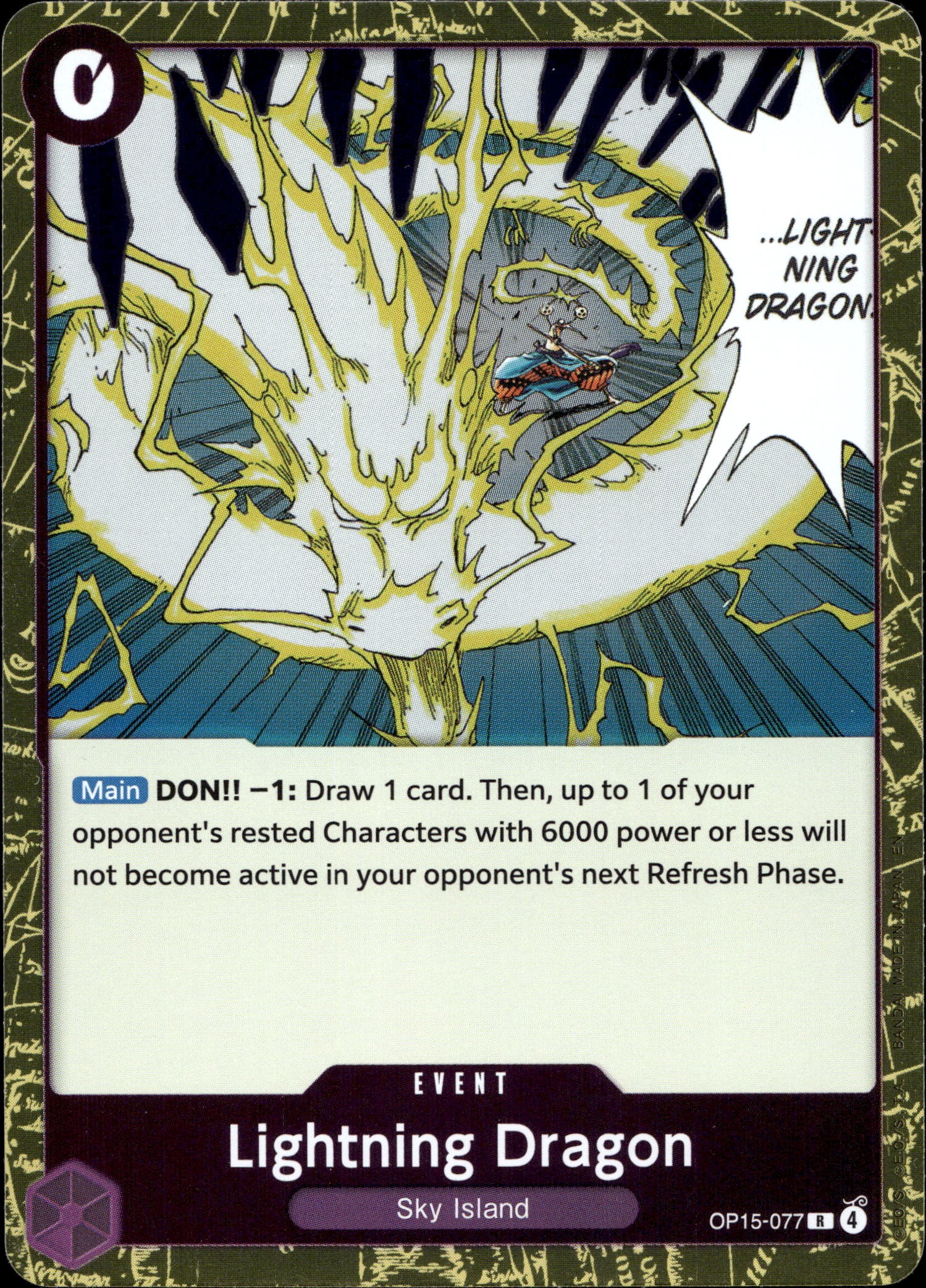 2026 Op 15 En Lightning Dragon graded slab