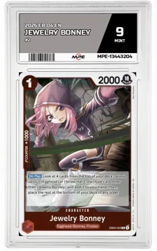 2026 EB 04 EN #2 JEWELRY BONNEY MPE 9 MINT — graded card up for auction
