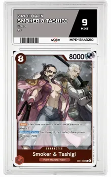2026 EB 04 EN HOLO #3 SMOKER & TASHIGI MPE 9 MINT — graded card up for auction