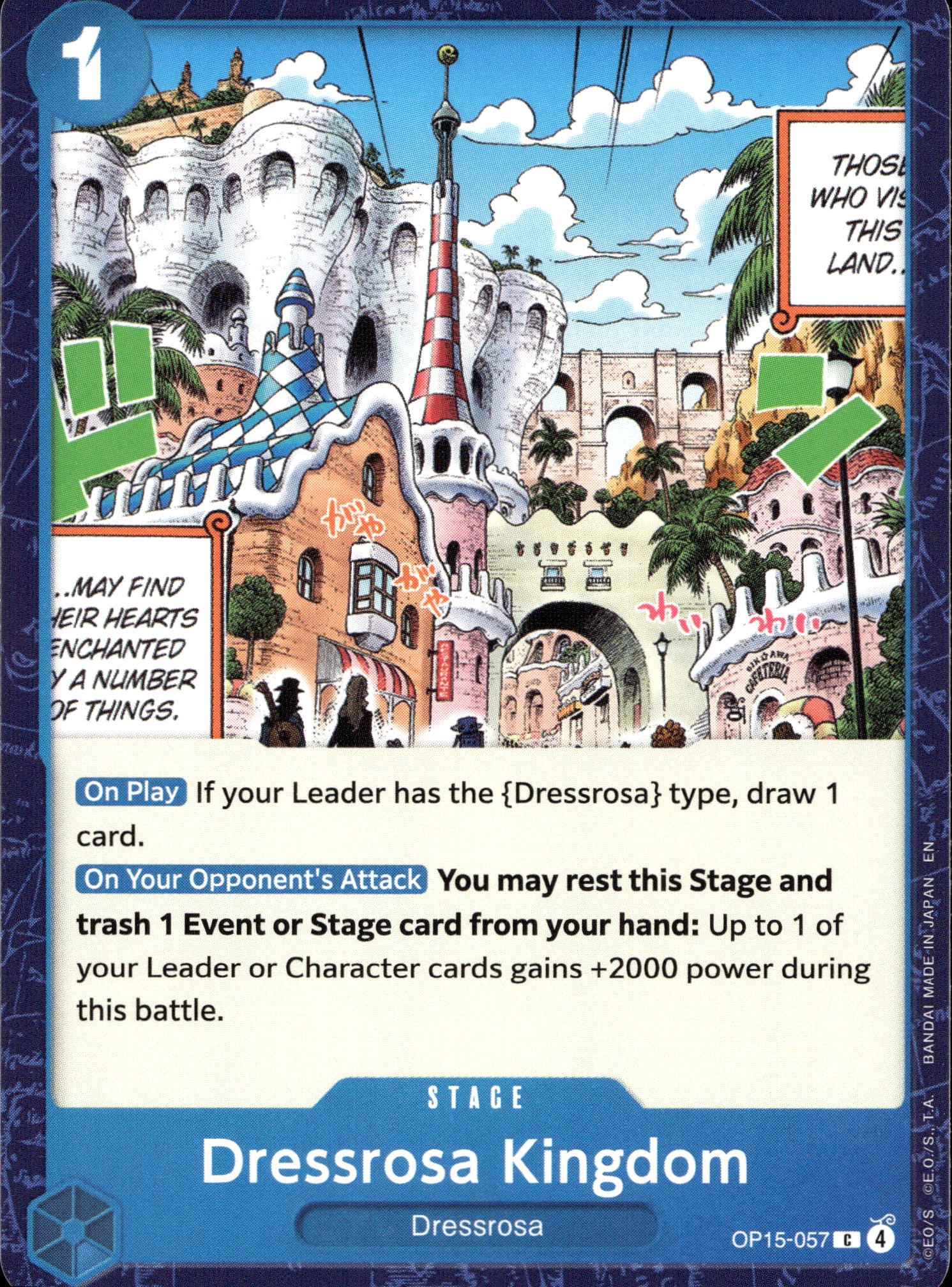 Dressrosa Kingdom graded slab