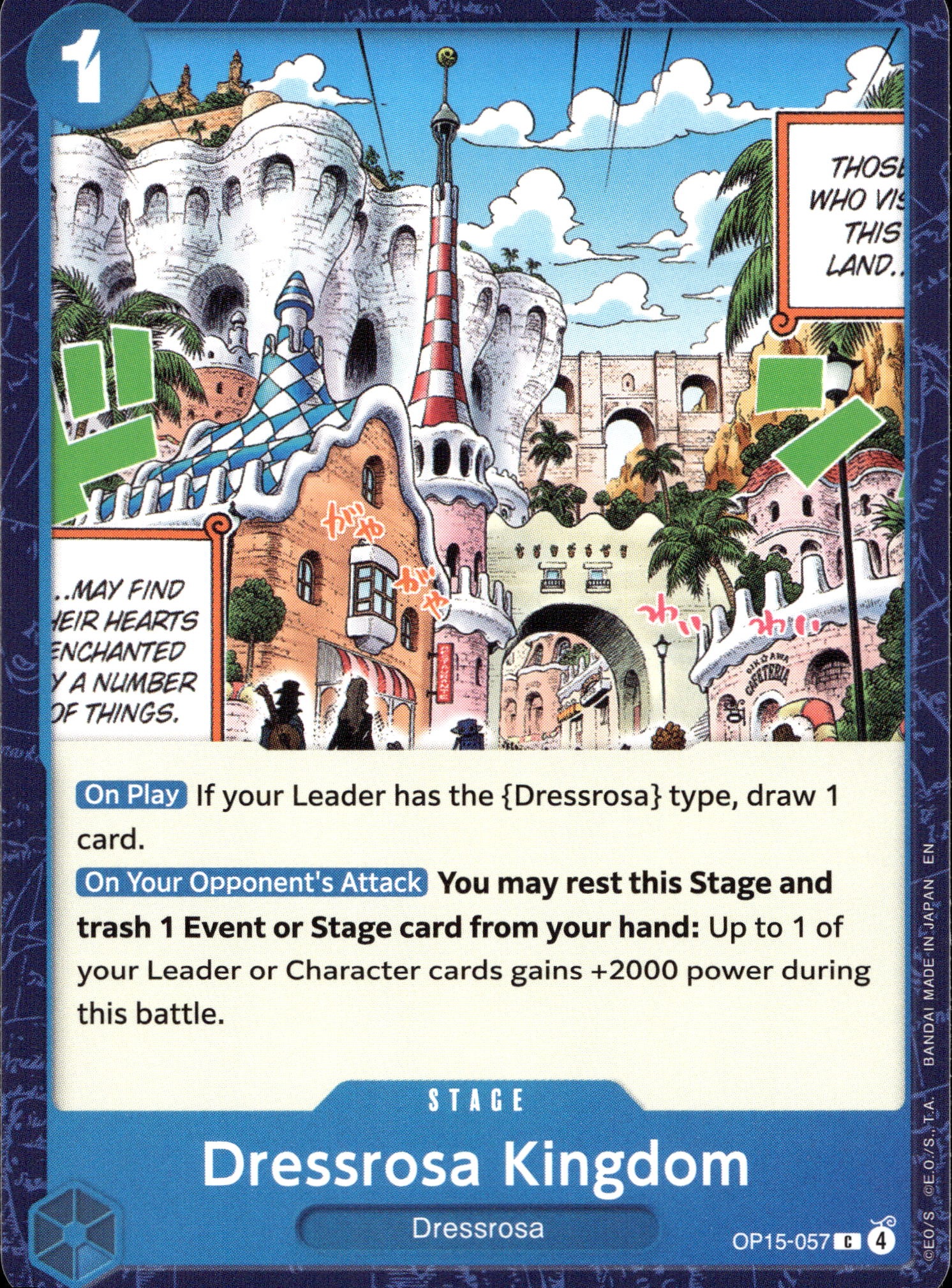 Dressrosa Kingdom graded slab
