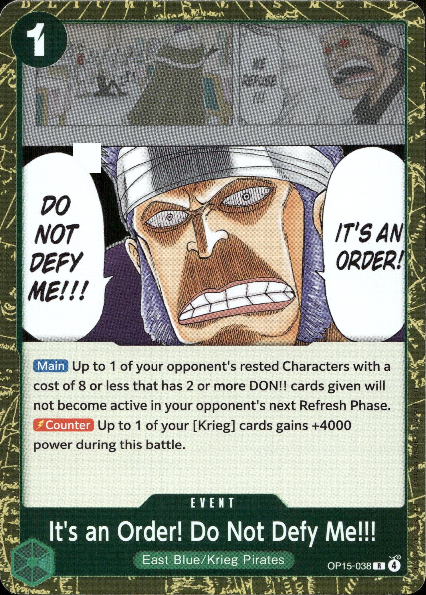 It'S An Order! Do Not Defy Me!!! graded slab