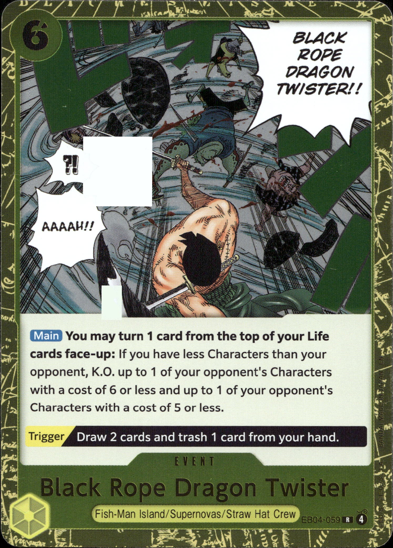 2026 Eb 04 En Black Rope Dragon Twister graded slab