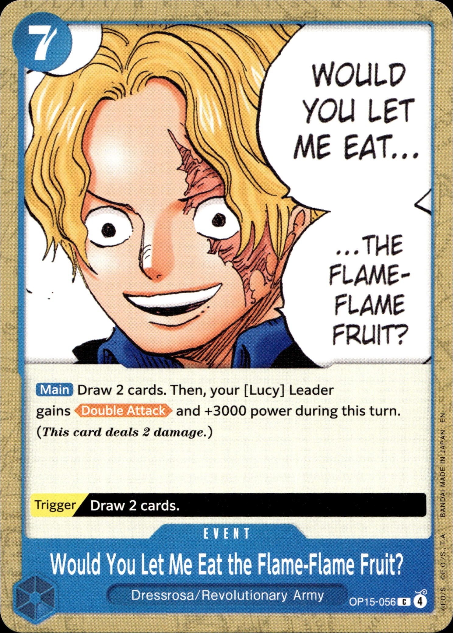 2026 Op 15 En Would You Let Me Eat The Flame-Flame Fruit? graded slab