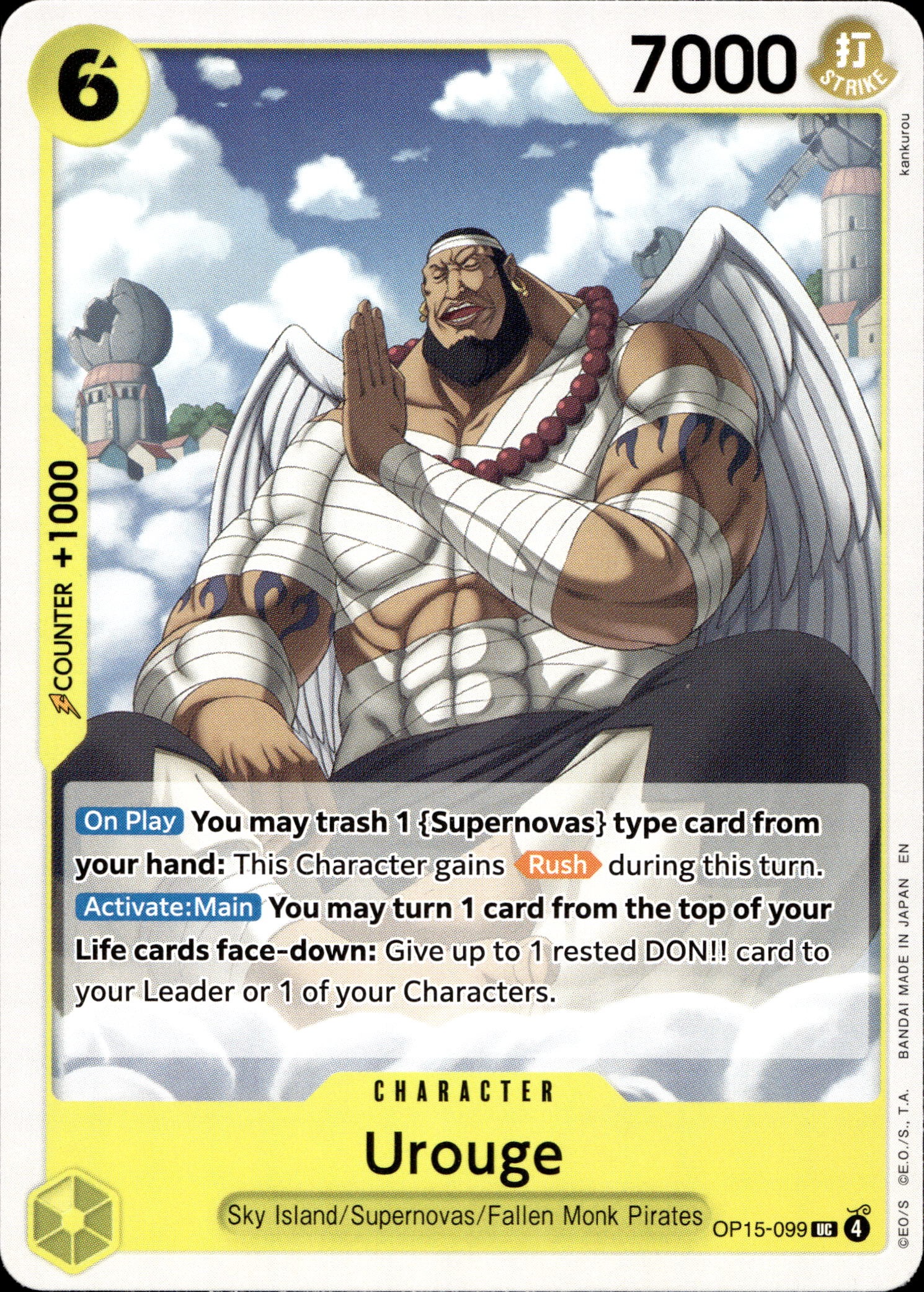 2026 One Piece Op15 En Urouge graded slab
