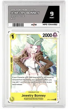 2016 POKEMON FCO EN Fates Collide #105 JEWELRY BONNEY MPE 9 MINT — graded card up for auction