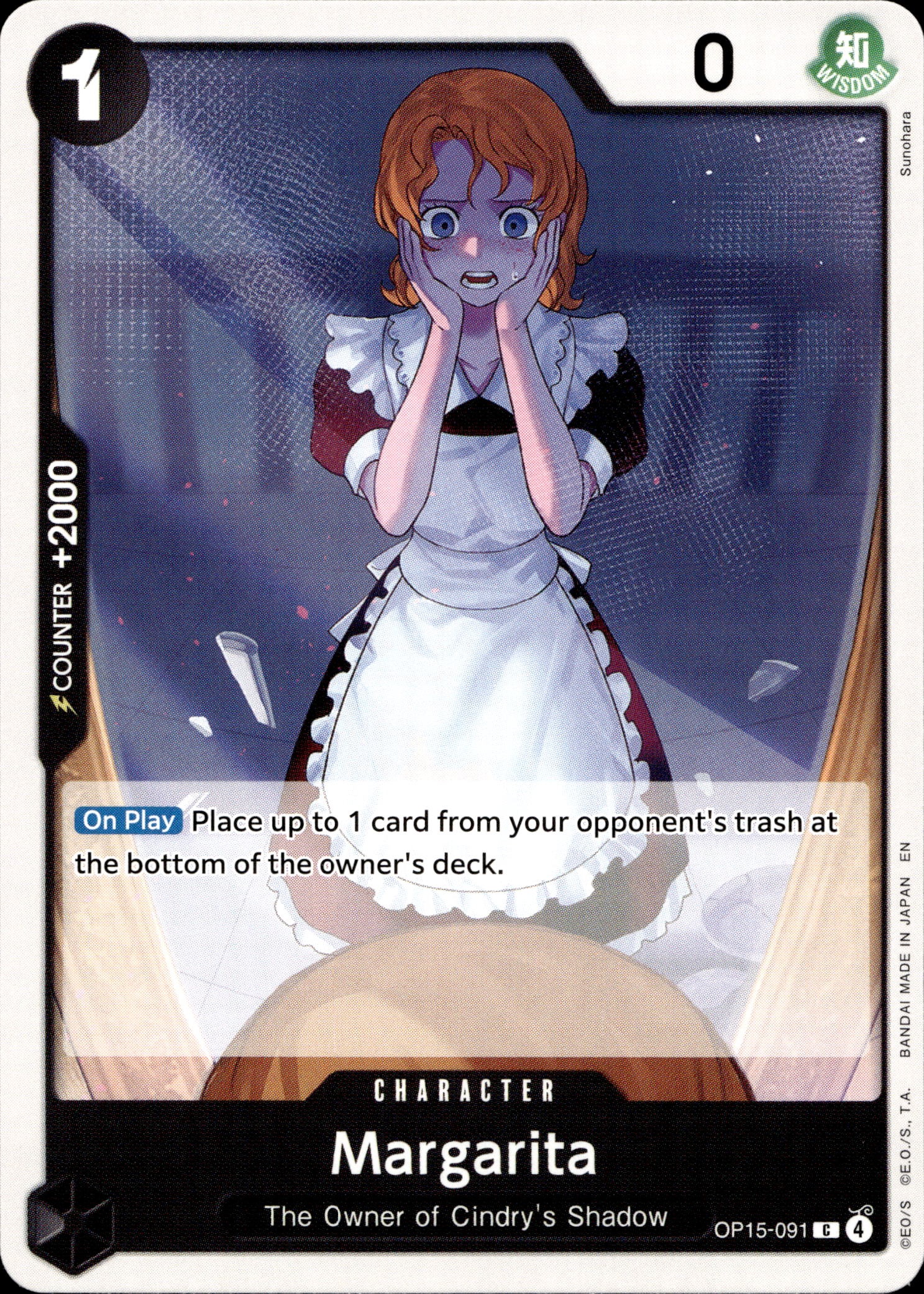 2026 One Piece Op15 En Margarita graded slab