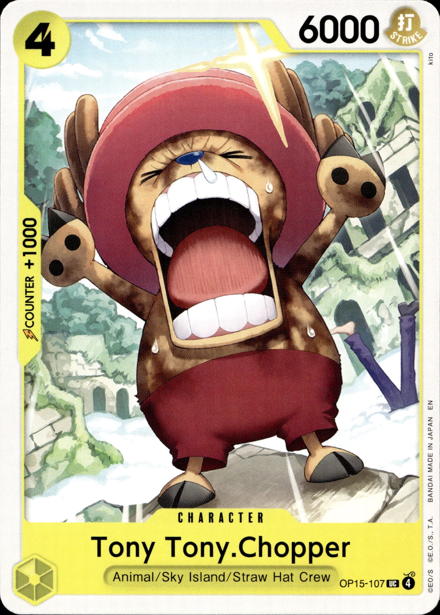 2026 One Piece Op15 En Tony Tony.Chopper graded slab