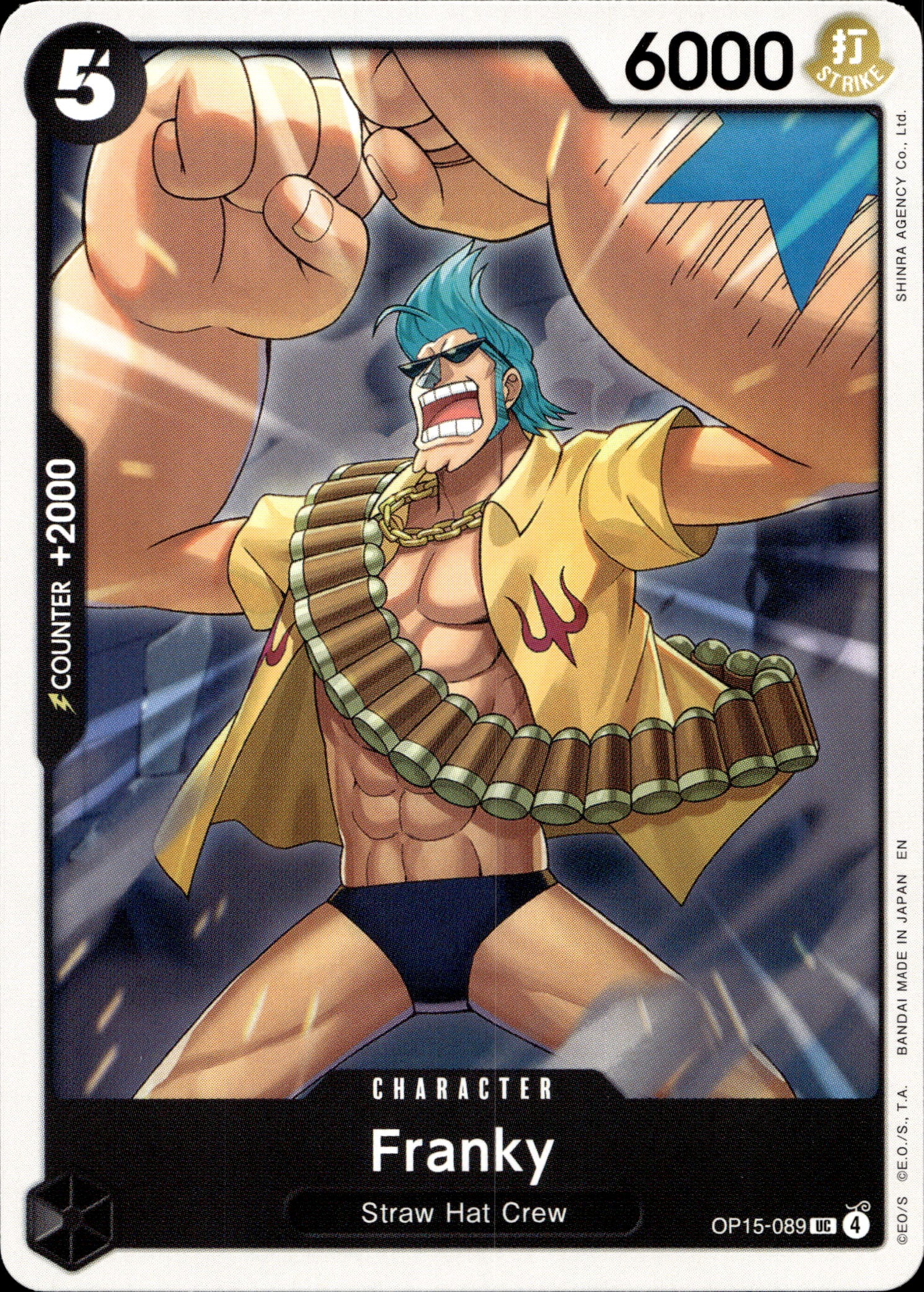 2026 One Piece Op15 En Franky graded slab