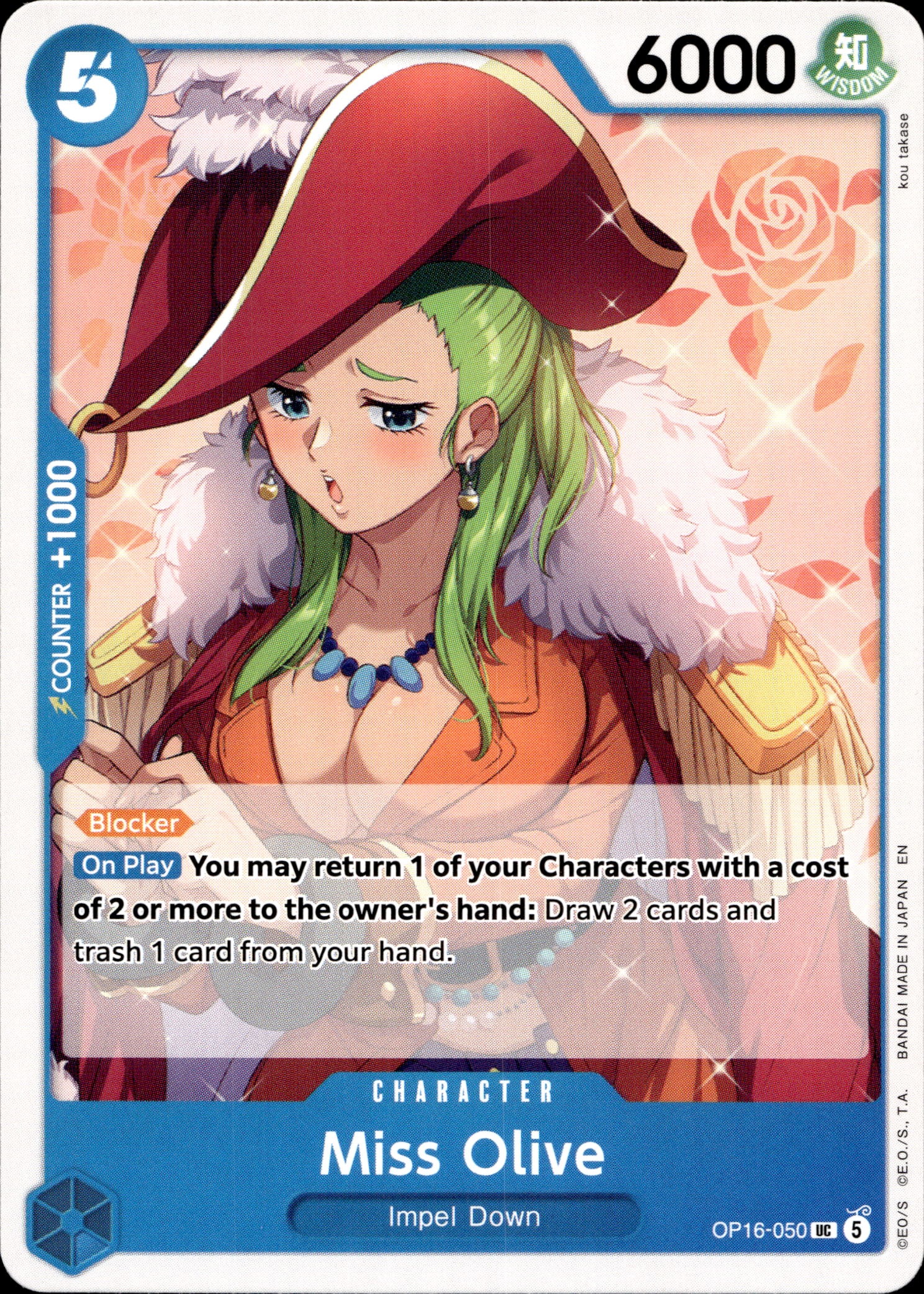 2026 One Piece Op16 En Miss Olive graded slab