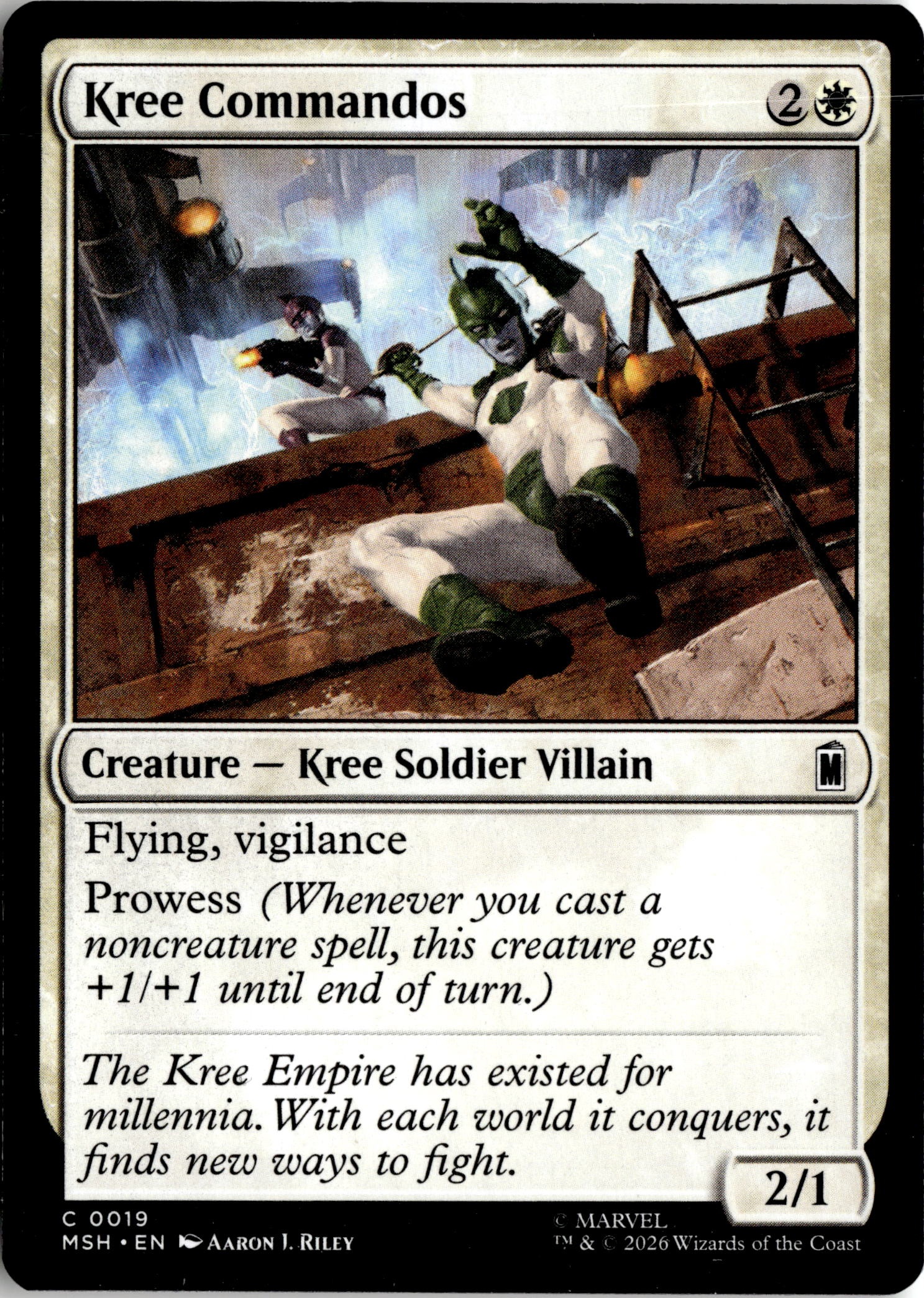 2026 Mtg Msh En Kree Commandos graded slab