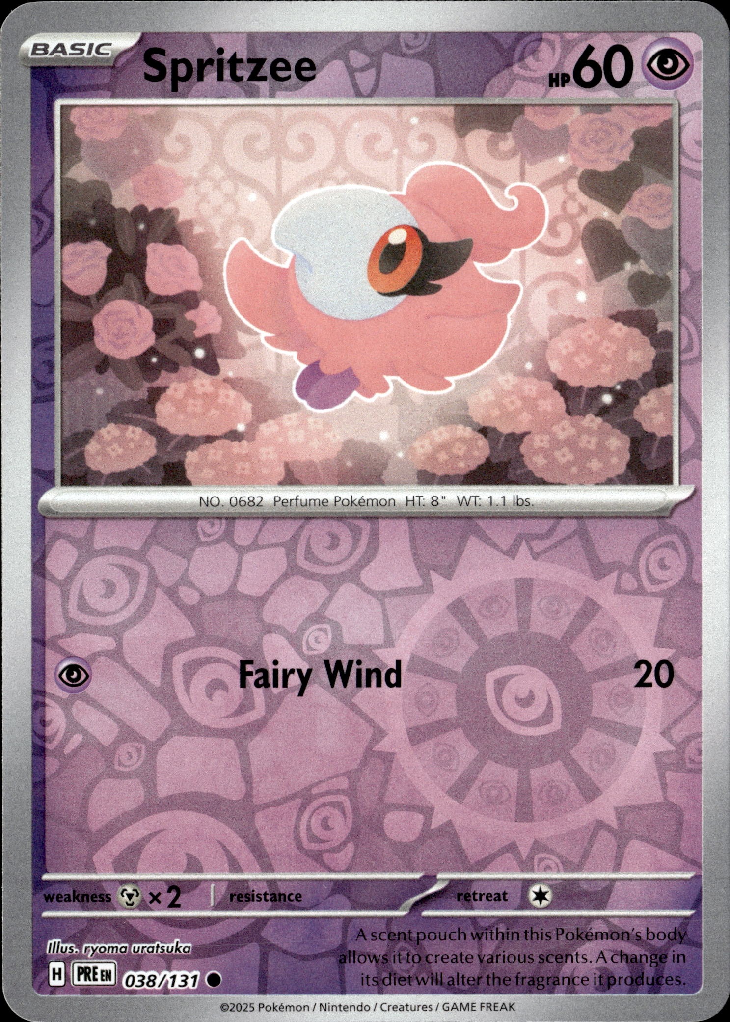 2025 Pokemon Pre En Spritzee graded slab