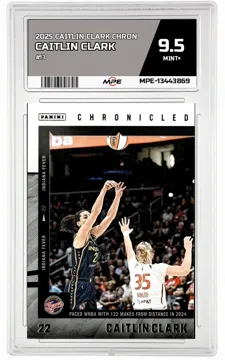 2025 CAITLIN CLARK CHRON #13 CAITLIN CLARK MPE 9.5 MINT+ — graded card up for auction