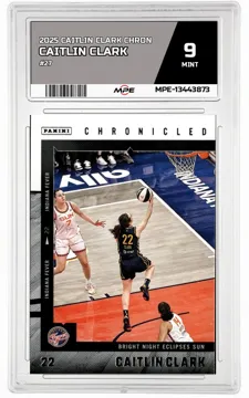 2025 CAITLIN CLARK CHRON #27 CAITLIN CLARK MPE 9 MINT — graded card up for auction