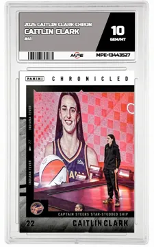 2025 CAITLIN CLARK CHRON #41 CAITLIN CLARK MPE 10 GEM/MT — graded card up for auction