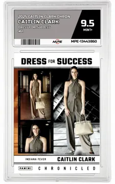 2025 CAITLIN CLARK CHRON DRESS FOR SUCCESS #61 CAITLIN CLARK MPE 9.5 MINT+ — graded card up for auction