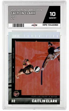 2025 CAITLIN CLARK CHRON HOLO #29 CAITLIN CLARK MPE 10 GEM/MT — graded card up for auction