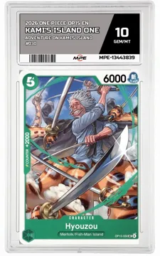2026 ONE PIECE OP15 EN Adventure on Kami's Island #030 KAMI'S ISLAND ONE MPE 10 GEM/MT — graded card up for auction