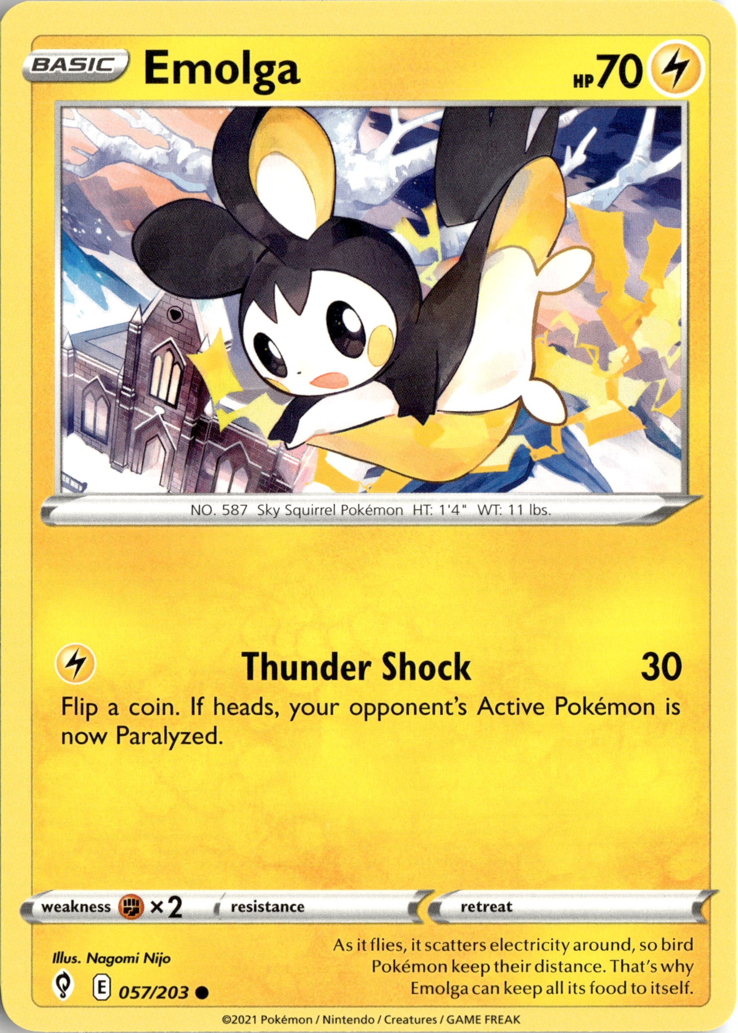 Emolga graded slab