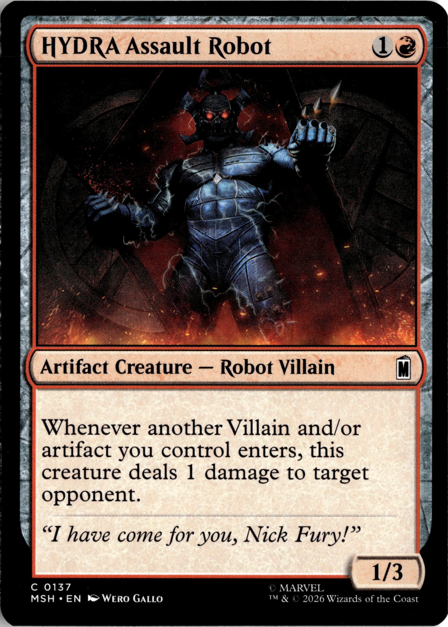 2026 Mtg Msh En Hydra Assault Robot graded slab