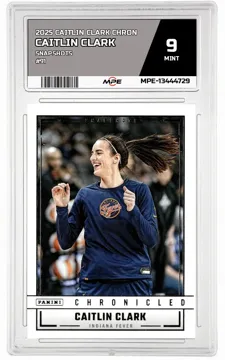 2025 CAITLIN CLARK CHRON SNAPSHOTS #91 CAITLIN CLARK MPE 9 MINT — graded card up for auction