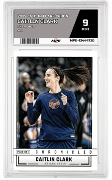 2025 CAITLIN CLARK CHRON SNAPSHOTS #91 CAITLIN CLARK MPE 9 MINT — graded card up for auction