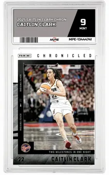 2025 CAITLIN CLARK CHRON CAITLIN CLARK MPE 9 MINT — graded card up for auction