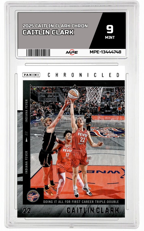 2025 CAITLIN CLARK CHRON CAITLIN CLARK MPE 9 MINT — graded card auctioned from the MPE vault