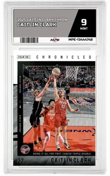 2025 CAITLIN CLARK CHRON CAITLIN CLARK MPE 9 MINT — graded card up for auction