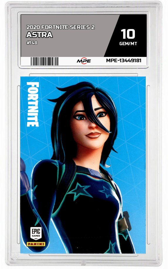2020 FORTNITE SERIES 2 #148 ASTRA MPE 10 GEM/MT — graded card auctioned from the MPE vault