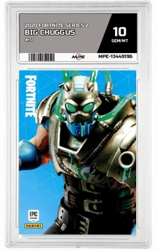 2020 FORTNITE SERIES 2 #151 BIG CHUGGUS MPE 10 GEM/MT — graded card up for auction