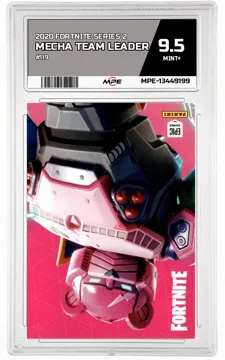 2020 FORTNITE SERIES 2 #119 MECHA TEAM LEADER MPE 9.5 MINT+ — graded card up for auction