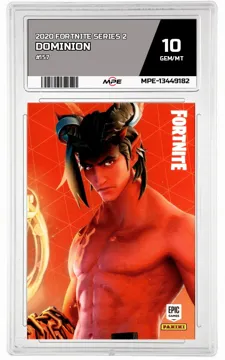 2020 FORTNITE SERIES 2 #157 DOMINION MPE 10 GEM/MT — graded card up for auction