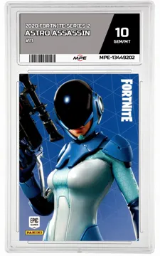 2020 FORTNITE SERIES 2 #111 ASTRO ASSASSIN MPE 10 GEM/MT — graded card up for auction