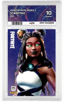 2020 FORTNITE SERIES 2 #122 STARFISH MPE 10 GEM/MT — graded card up for auction