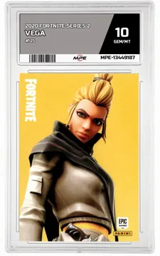 2020 FORTNITE SERIES 2 #125 VEGA MPE 10 GEM/MT — graded card up for auction