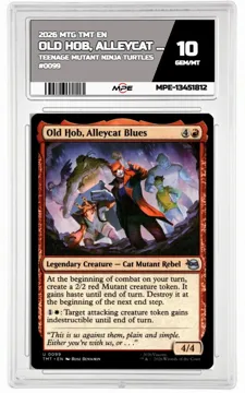 2026 MTG TMT EN Teenage Mutant Ninja Turtles #0099 OLD HOB, ALLEYCAT BLUES MPE 10 GEM/MT — graded card up for auction
